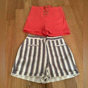 High waisted shorts